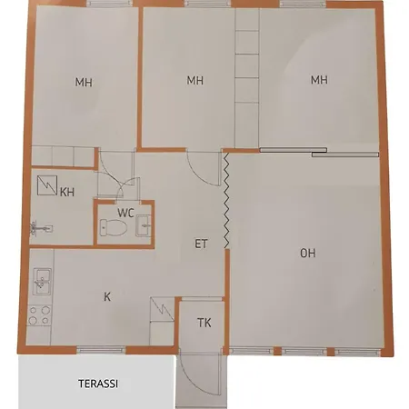 Charming Terraced House Apartment